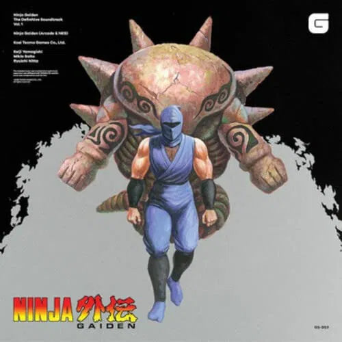 Ninja Gaiden – The Definitive Soundtrack Vol. 1 – 2×LP Vinyl (NES & Arcade, Limited Gatefold, 2017)