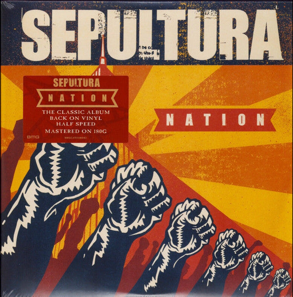 Sepultura – Nation (2001 Groove/Thrash Metal • Limited Edition 2LP Red Vinyl Reissue)