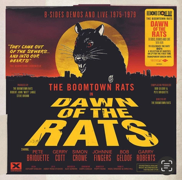 The Boomtown Rats – Dawn Of The Rats: Demos, B-Sides & Live 1975-1979 (2025 RSD Transparent Green Vinyl • Rare Early Demos & Live Tracks)