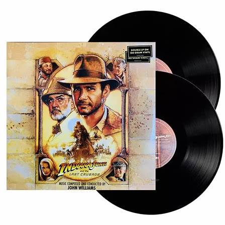 John Williams – Indiana Jones and the Last Crusade (Original Motion Picture Soundtrack) – Deluxe 2×LP (180 g, Gatefold, 35th Anniversary Edition)