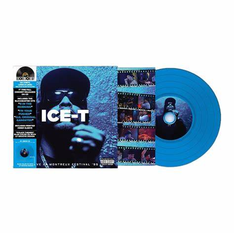 Ice-T – Live at Montreux Festival '95 – Limited Edition 2LP (Blue & White Vinyl, RSD 2025)