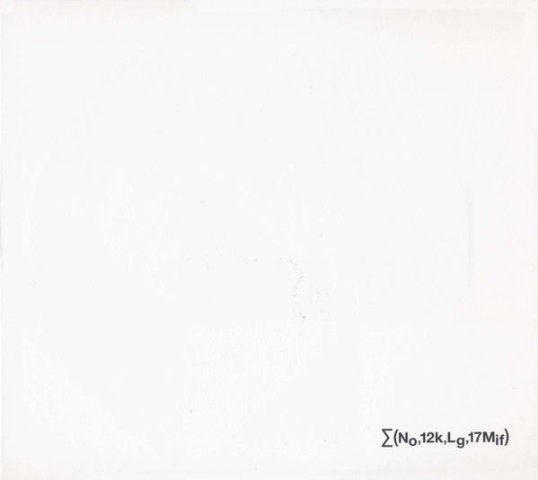New Order + Liam Gillick – ∑(No,12k,Lg,17Mif) New Order + Liam Gillick: So It Goes.. - CD