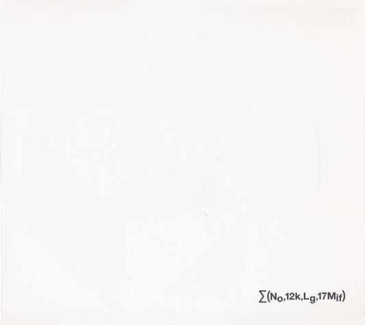 New Order + Liam Gillick – ∑(No,12k,Lg,17Mif) New Order + Liam Gillick: So It Goes.. - CD