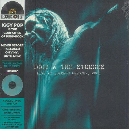 Iggy & The Stooges* – Live At Lokerse Feesten, 2005 (Translucent Blue Vinyl)