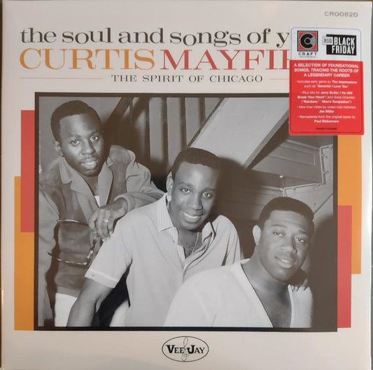 Various – The Soul And Songs Of Young Curtis Mayfield: The Spirit Of Chicago- RSD Black Friday Edition