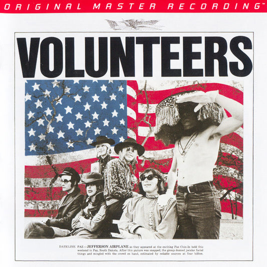 Jefferson Airplane – Volunteers- Original Master Recording- Numbered