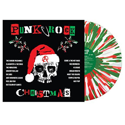 Punk Rock Christmas- Various (Red,Green & White Splatter Vinyl)