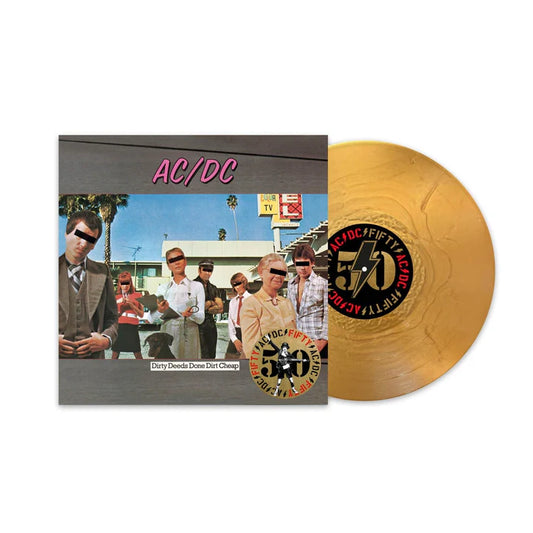 AC/DC- Dirty Deeds Done Dirt Cheap ( 50th Anniversary Gold Vinyl)